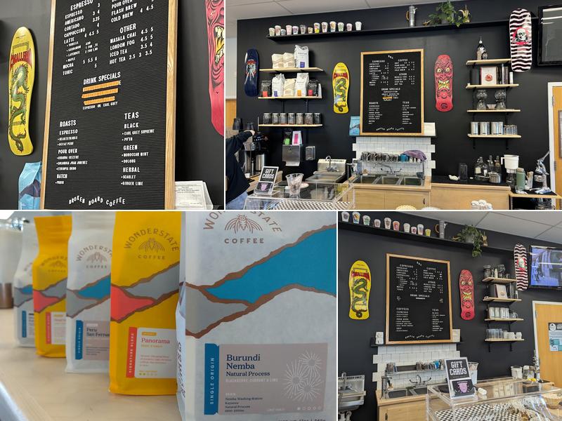 Broken Board Coffee Menu