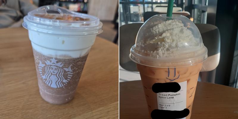 Starbucks Menu