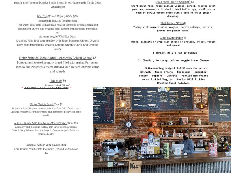 Let’s Shine Coffee Menu