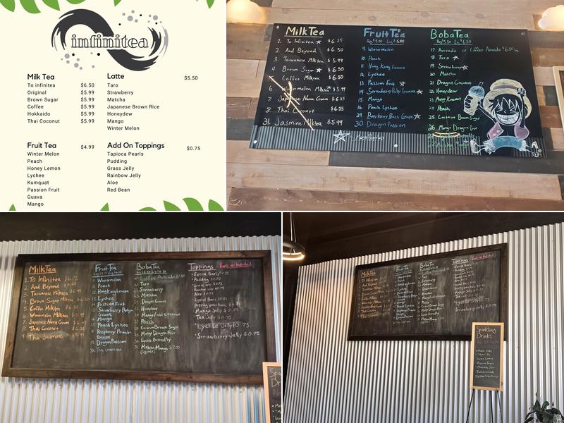 infinitea Menu