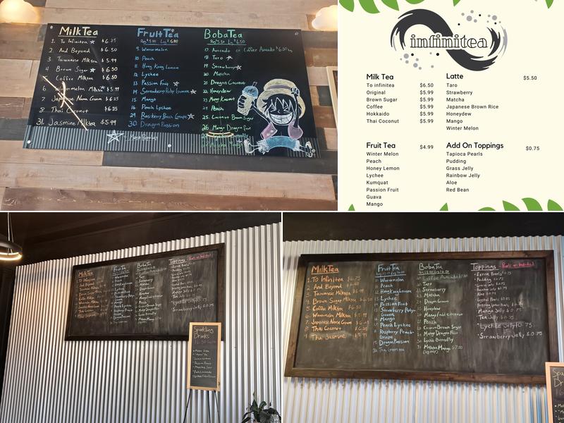 infinitea Menu