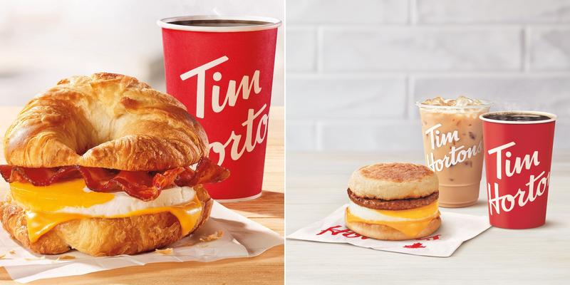Tim Hortons Menu