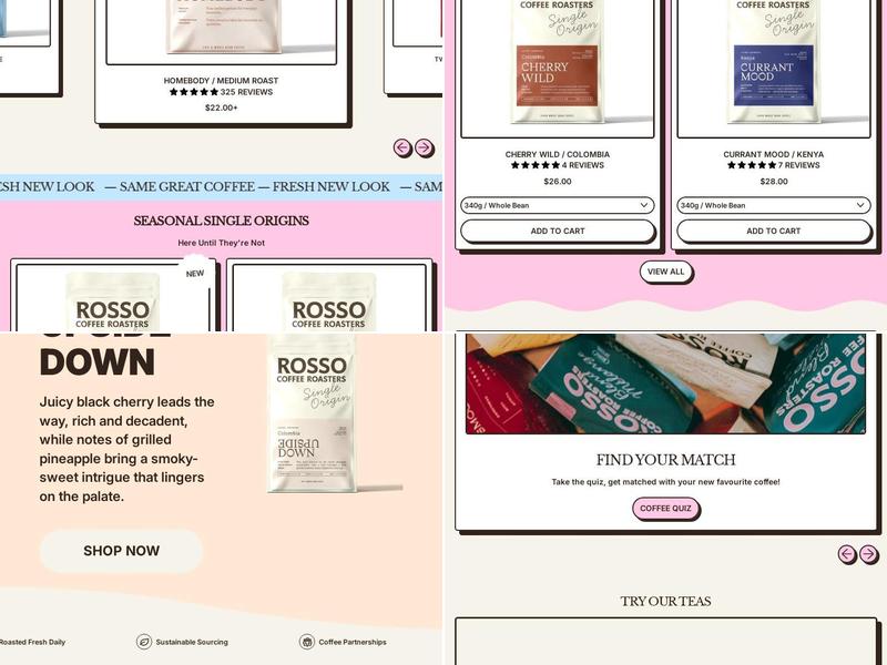 Rosso Coffee Roasters Menu