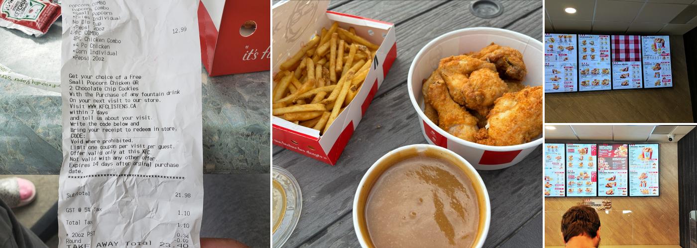 KFC Menu