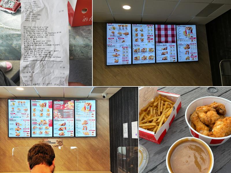 KFC Menu