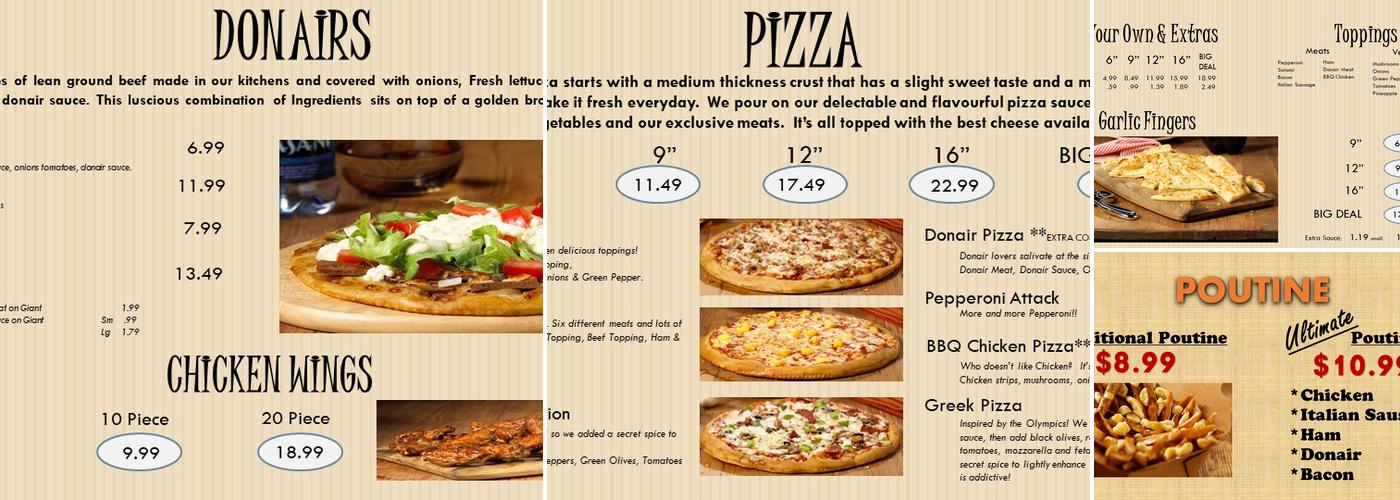 Scholten's Riverside Menu