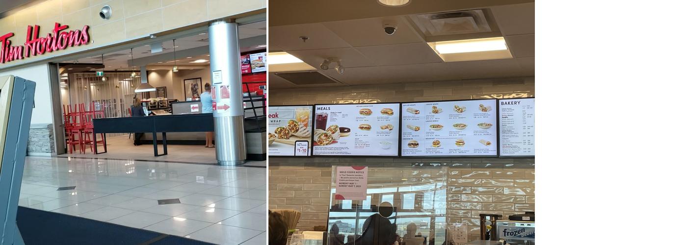 Tim Hortons Menu
