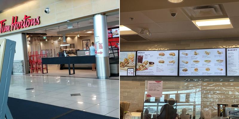 Tim Hortons Menu