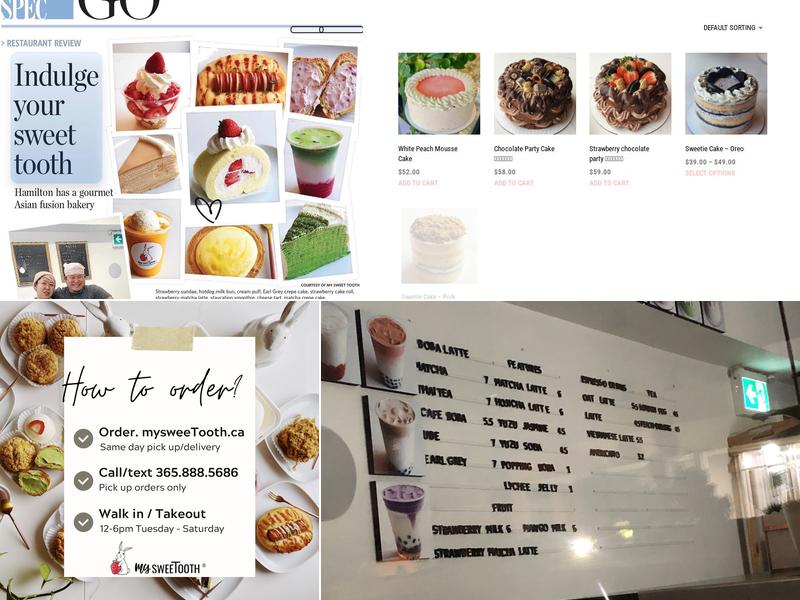 MySweeTooth Menu