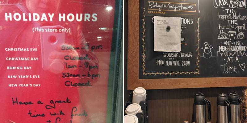 Starbucks Menu