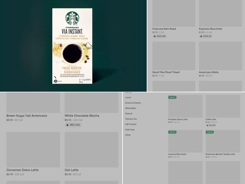 Starbucks Menu