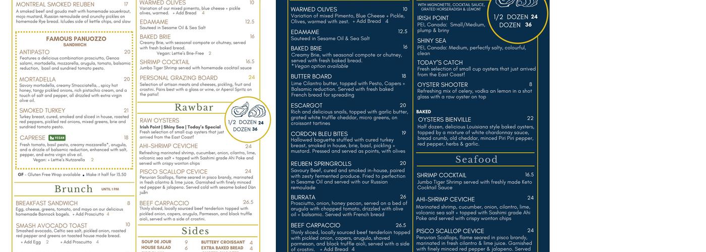 Café KittyhawK Menu
