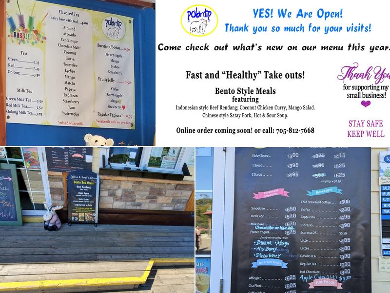 PolarDip Ice Cream Shoppe Menu