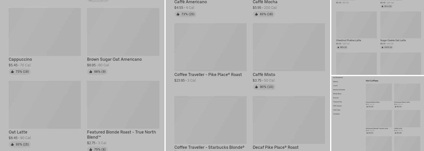 Starbucks Menu