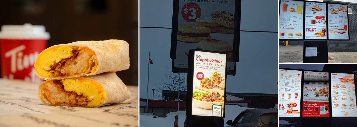 Tim Hortons Menu