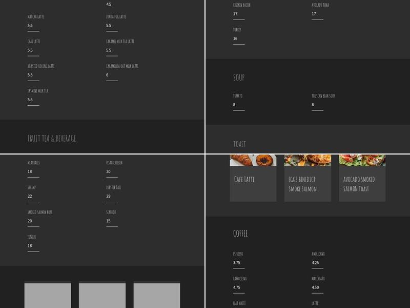 Espresso 21 Cafe Restaurant Menu