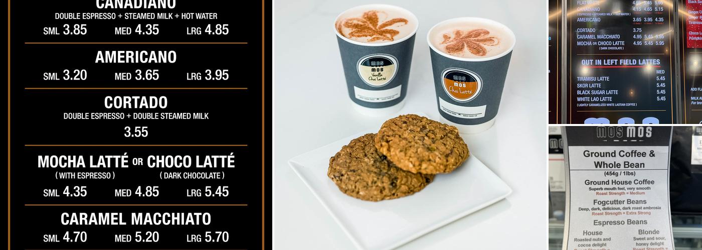 Mos Mos Coffee Menu