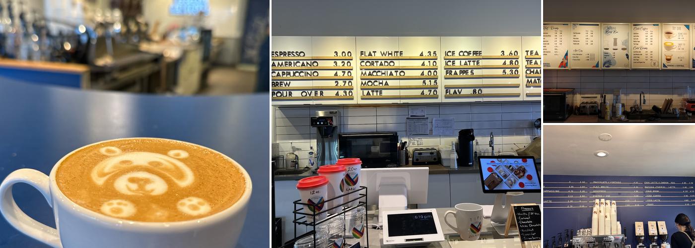 Vereda Central Coffee Roasters Menu