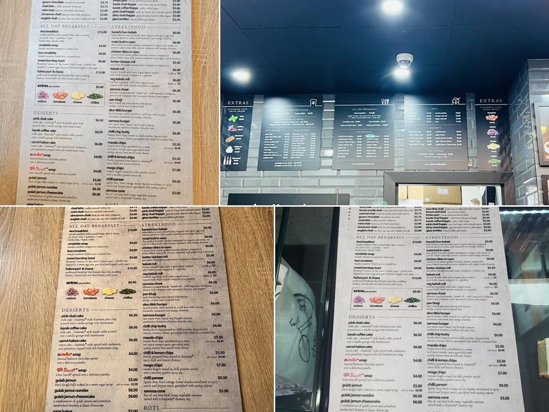 Chaiiwala of London - Scarborough Menu