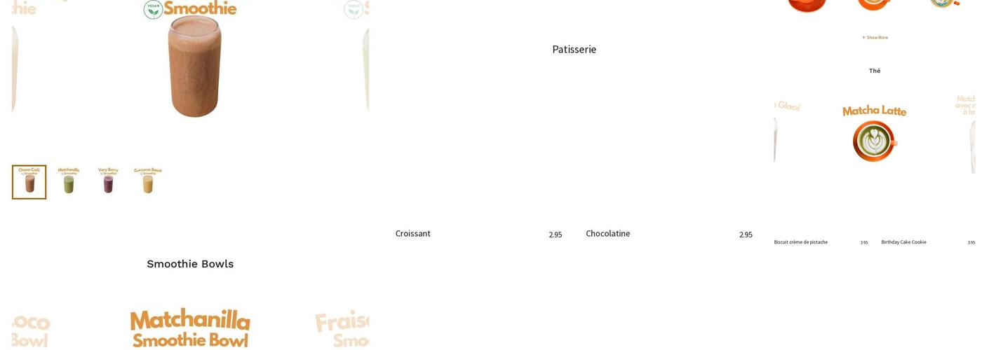 Café VSL Menu