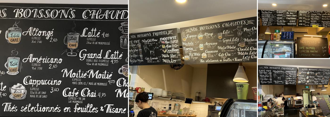 Quartier Général du Vieux Beloeil Menu