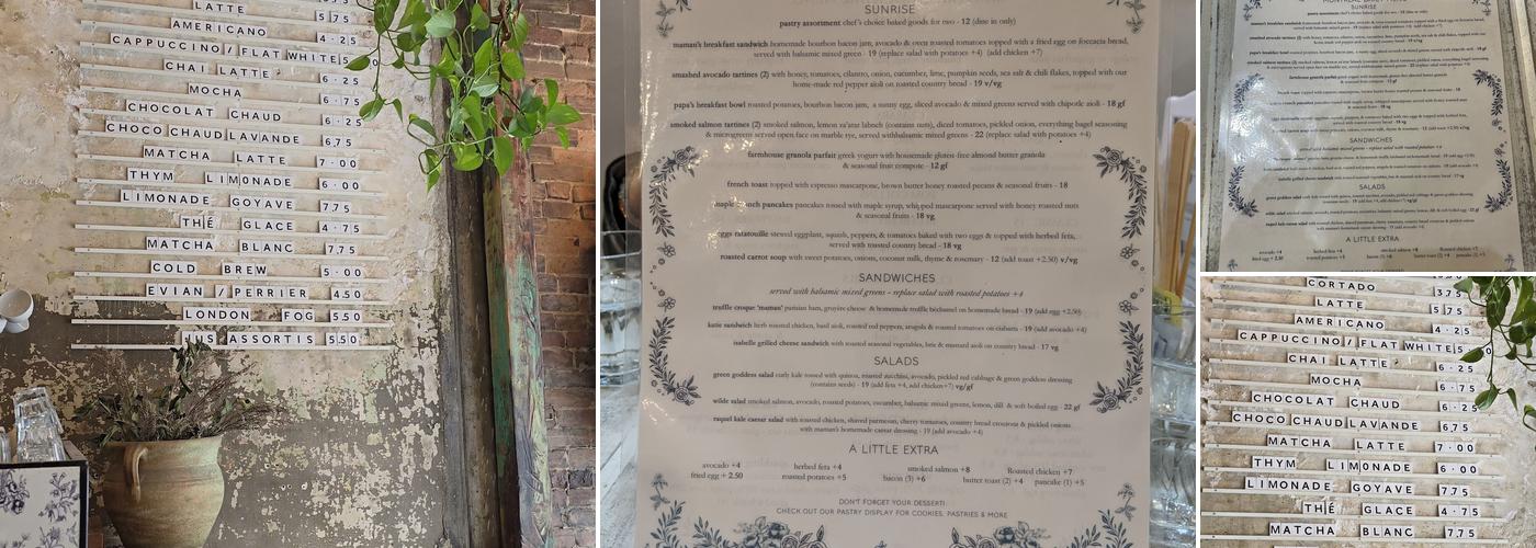 maman Menu