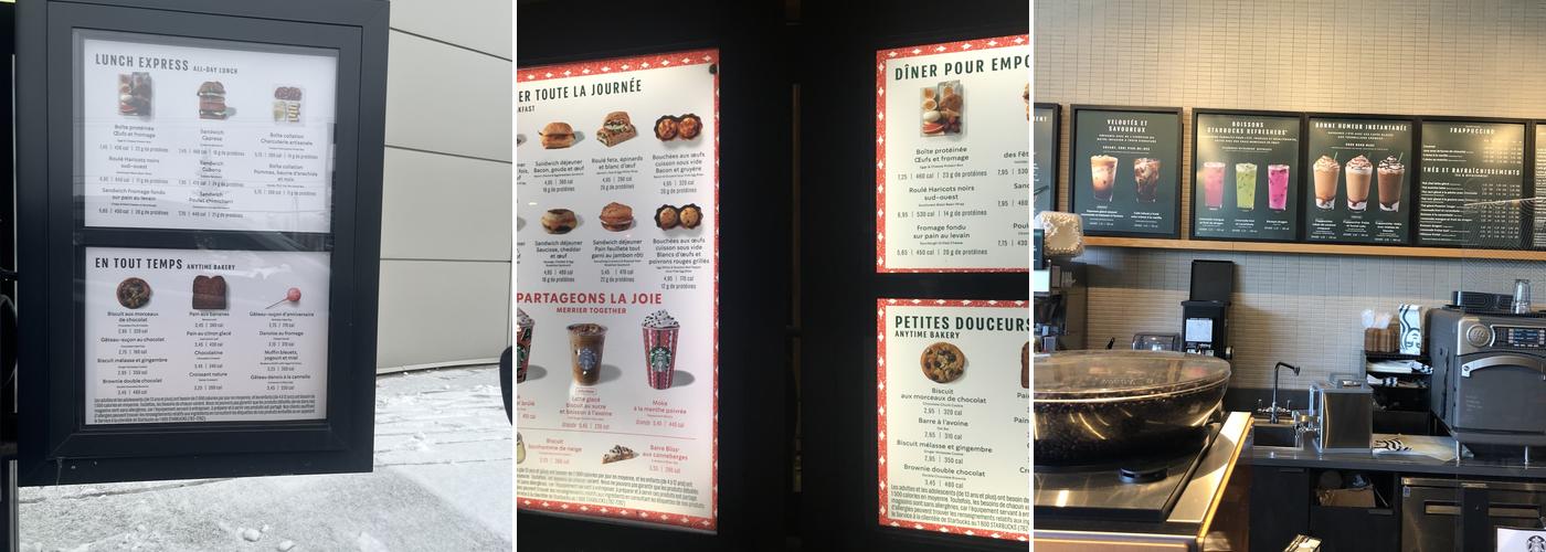 Starbucks Menu
