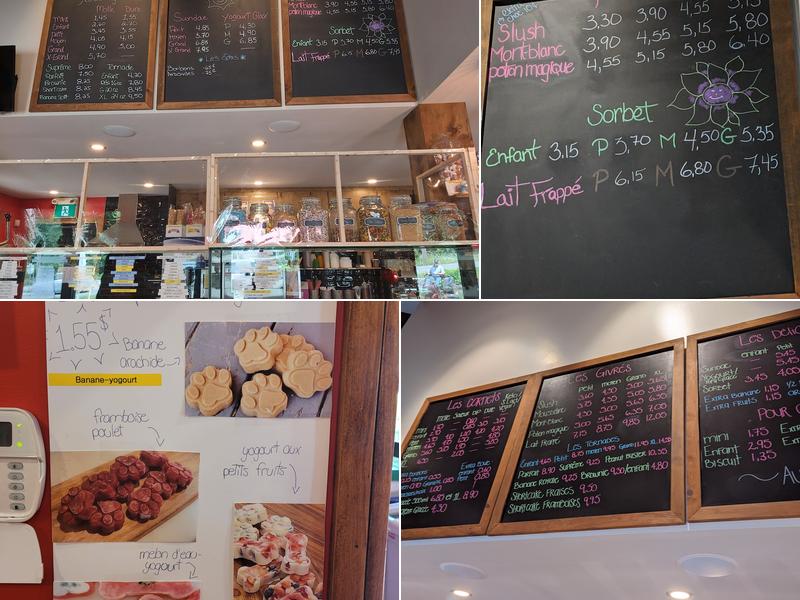 La Cabane Givrée Menu