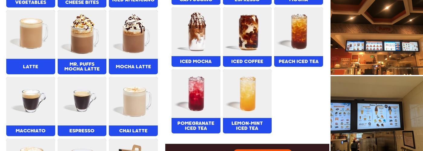 Mr. Puffs Menu
