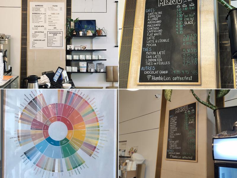 Café Humble Lion (McGill College) Menu