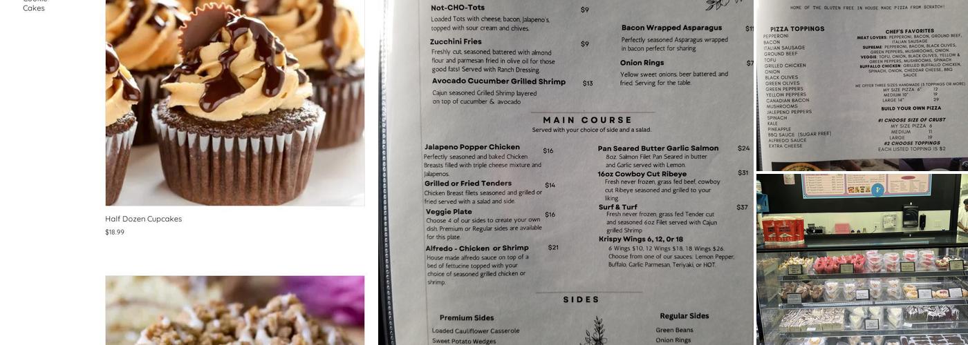 Sugarless Sweets Menu