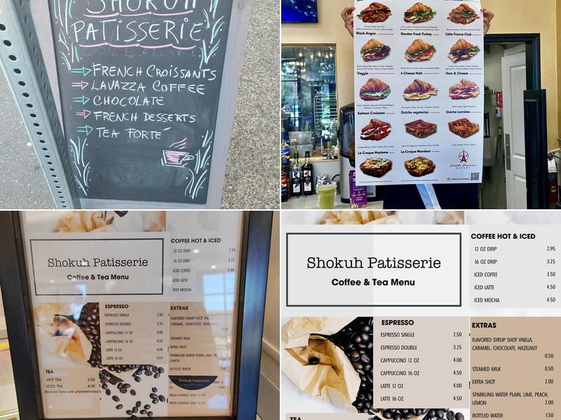 Little France Coffee & Bakery Menu