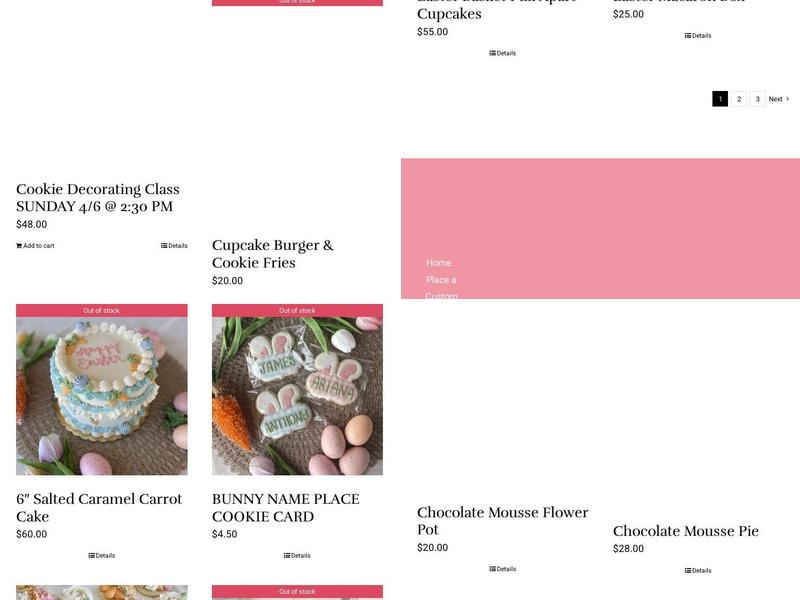 Sweets By Jenna Menu