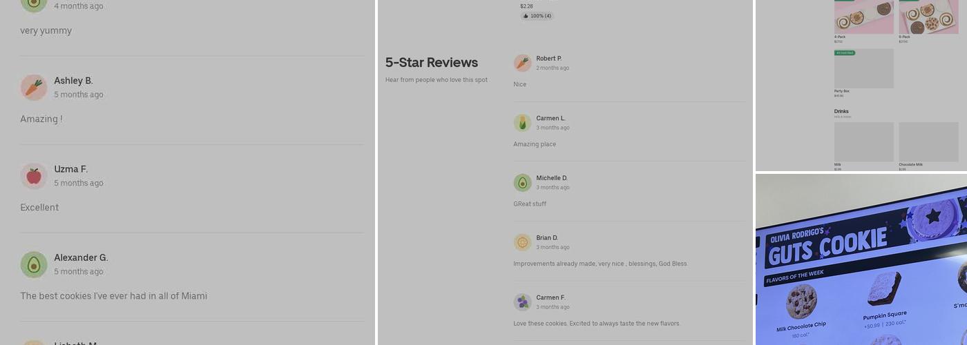 Crumbl - Kendall Menu