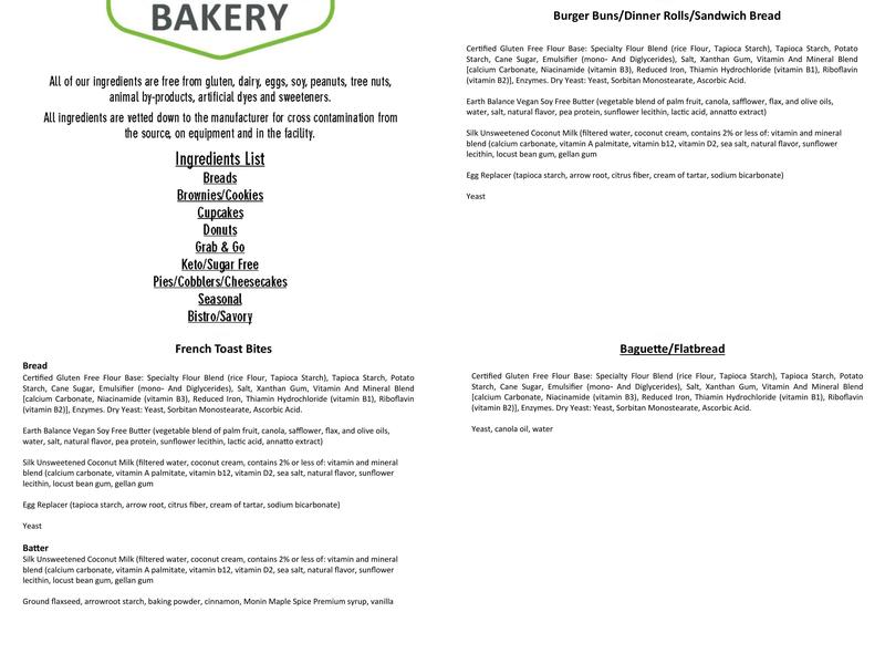 HaleLife Bistro Menu