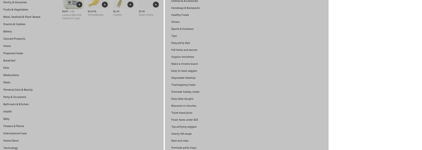 Safeway Menu