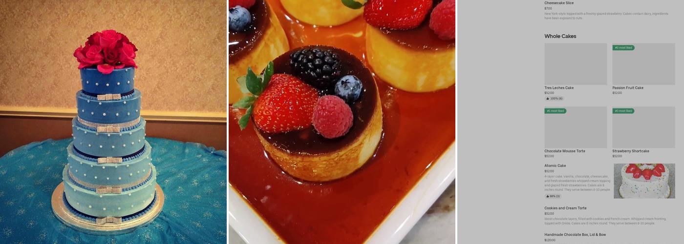 Pierre's Bakery West Menu