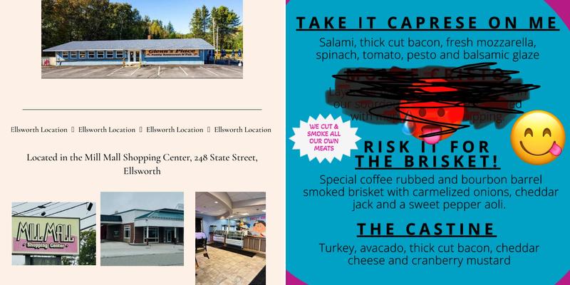 Sweet Cheeks Bakery Menu