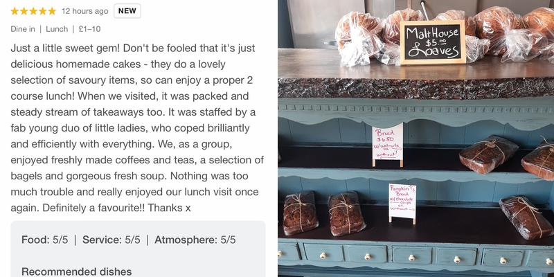 The Bakery Barn Menu