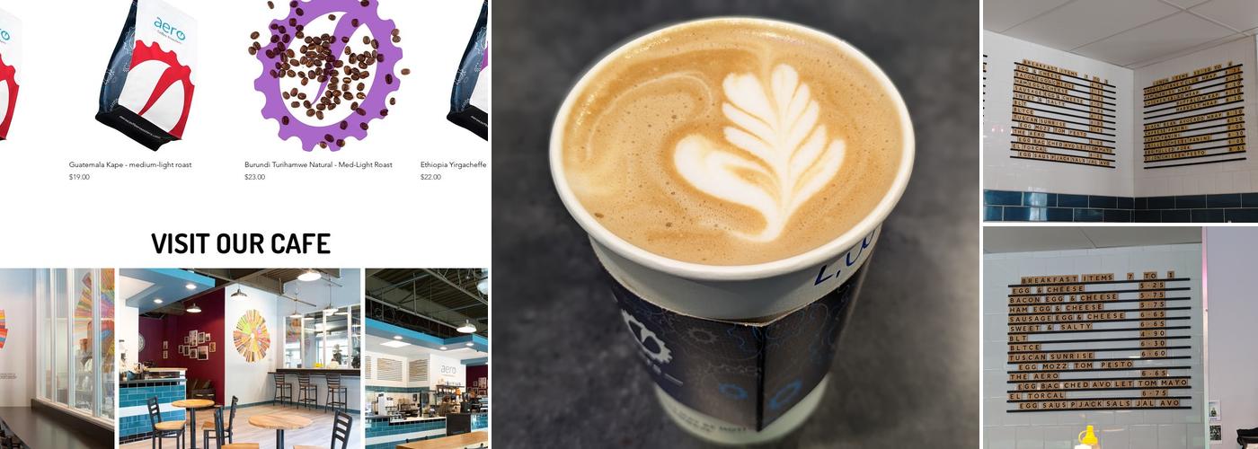 Aero Coffee Roasters Menu