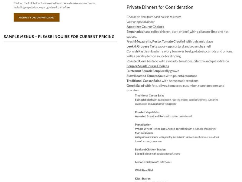 Better Life Food Menu