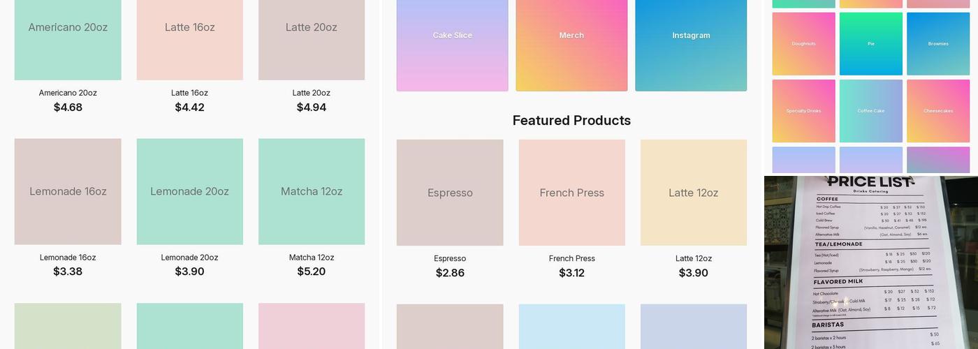 Weirdoughs Bakery & Café Menu