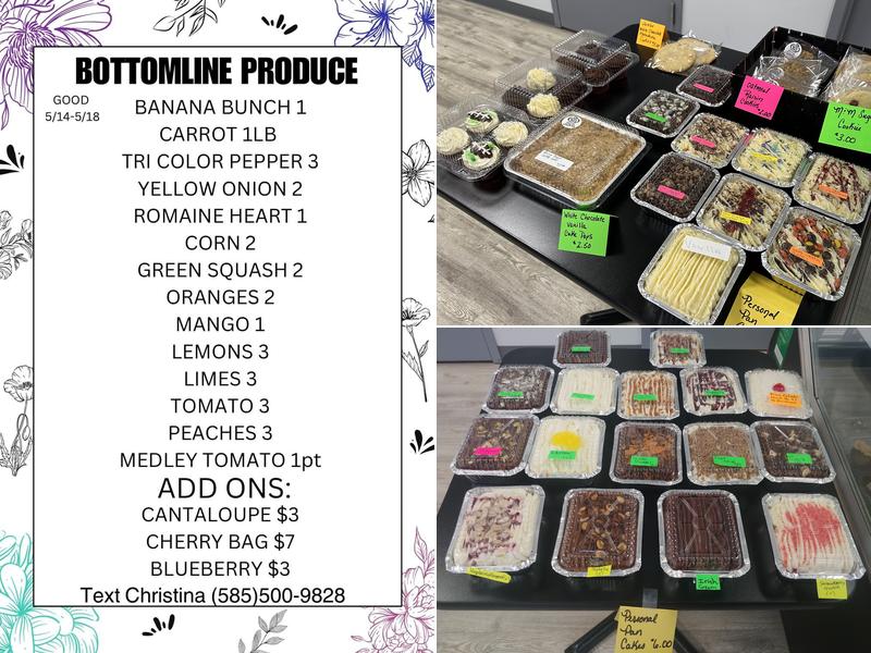 JoJo's Bake Shop Menu