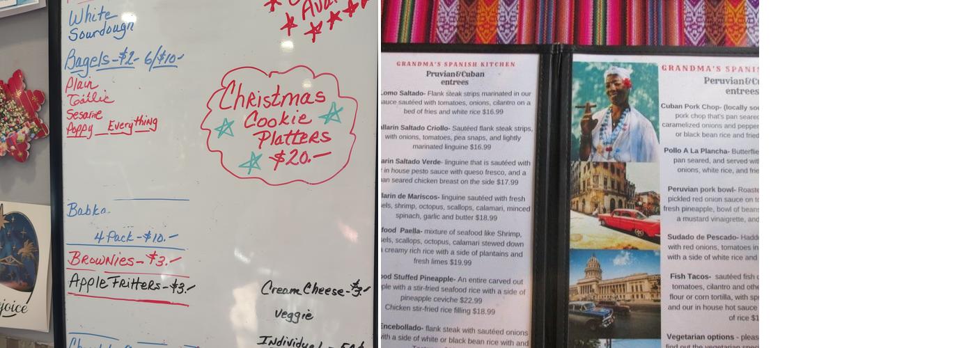 Plattsburgh Sourdough Co Menu