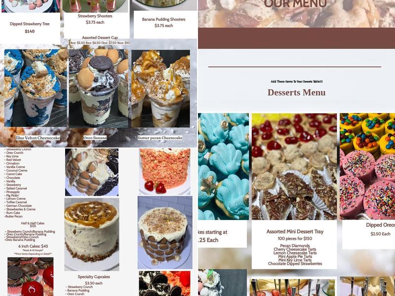 The Ultimate Bakery Menu