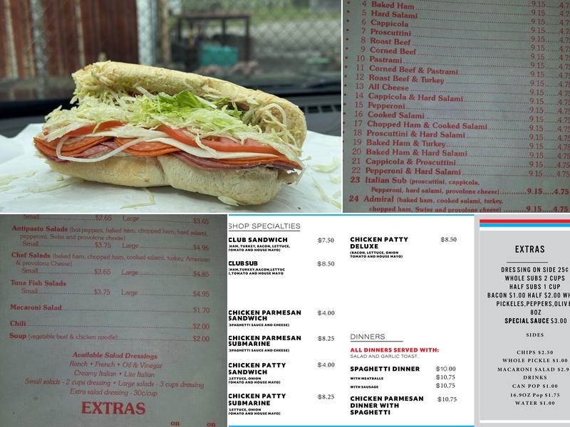 U.S. Sub Menu