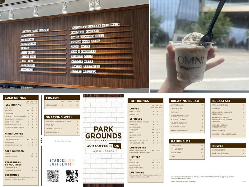 Park Grounds Menu