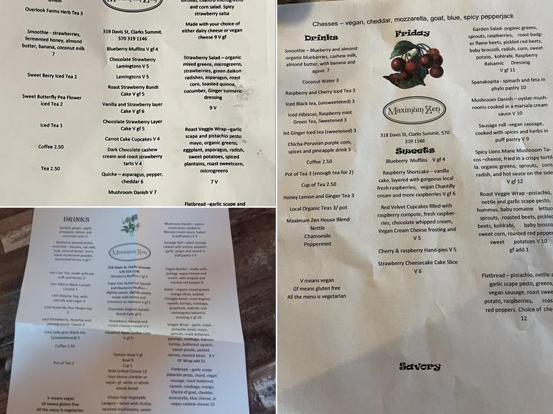 Maximum Zen Menu
