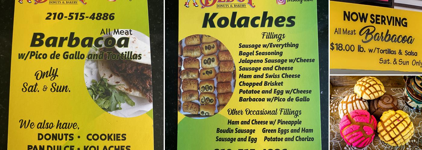 Chacha Bedoy Donuts and Bakery Menu