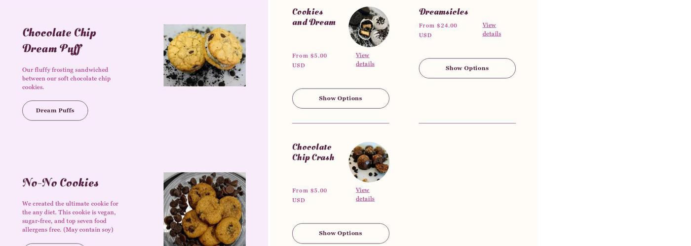 Sleepy Sloth Bakery Menu